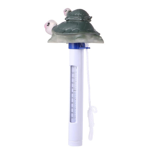 TOYANDONA Floating Turtle Shape Pool Thermometer with String, Waterproof Cartoon Tortoise Thermometer