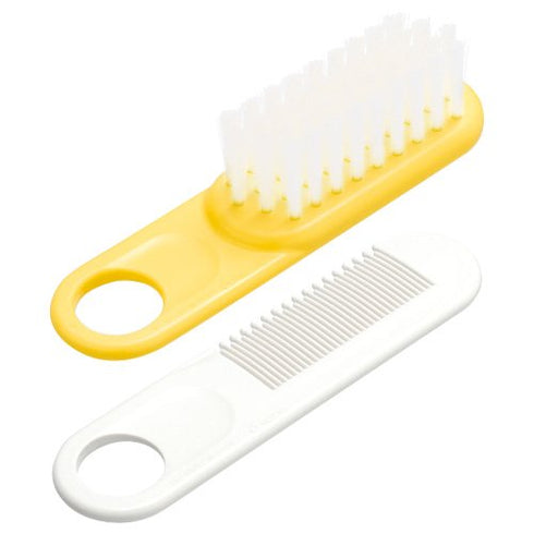 PIGEON Baby Comb & Brush Made in Japan