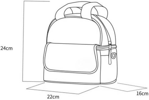 UPKOCH Portable Insulated Breast Milk Storage Bag Double Layer Design for Moms Go Breastfeeding Efficient Organizer