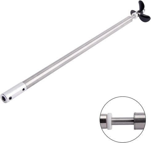 Fielect Drive Shaft with Propeller & Universal Joint for RC Boat - L200mm Shaft, L150mm Sleeve, D36mm Propeller