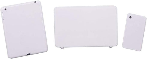 Dollhouse Decoration Miniature Accessories, Dollhouse Computer Laptop Tablet Phone Simulation Set - 3 Pcs (3 Laptop-