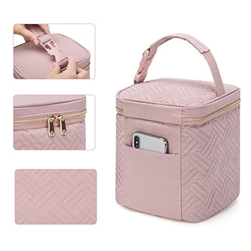 Pack 4 9 Fasrom Wearable Breast Pump Carrying Bag Bundle with Insulated Baby Bottle Cooler Bag with Ice Fits Large Baby