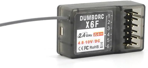 (4PCS) DUMBORC2.4G 6 X6F X6FG X4 X6 X10 (X6F*2 X6FG*2) Channel RC Car Receiver Combo for RC Car Boat Used for DUMBORC