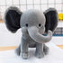 Stuffed Elephant Plush Toys 9 Inch (Gray)