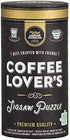 Ridley's Coffee Lover s Jigsaw Puzzle - 500 Pieces with Informational Image, Sturdy Storage Tube Included