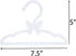 Doll Clothes Hangers for American 18" Girl Dolls - Set of 24 Unique Pink and White Butterfly Wardrobe Hangers