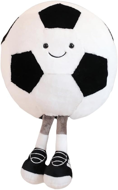 13 Inch Stuffed Sports Balls Toy - Creative Football Doll Plush Soft Toy Cushion for Kids Gift