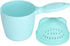 Baby Shampoo Rinse Cup, Cute Bear Shape Shower Water Scoop, Green, Children's Bathroom Accessories