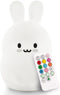 Lumipets Baxter The Bunny Squishy Night Light for Kids | Silicone Lamp