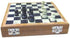 Soapstone Chess Set 8" - Indian Handmade Unique Gift Chess Board with Stone Inlay & Hand Carved Gorara Soapstone Pieces