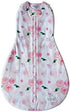 Woombie 0-9 Grow with Me Baby Swaddle with Leggies, Watercolor Roses, Months