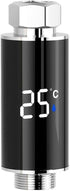 Minhe 0C99C 92 mm Digital Shower Water Thermometer with LED Display, Range, Colour-Coded Safety Indicator