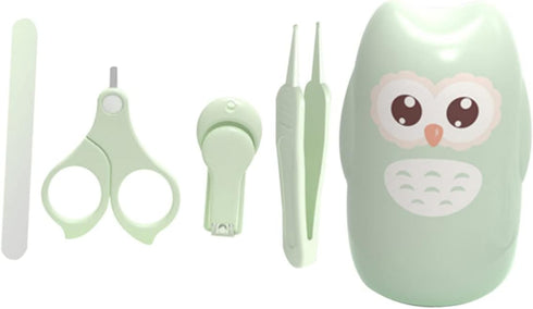 minkissy Baby Nail Clipper Set Safe Toddler Nail Scissors Portable Anti-Pinch Design