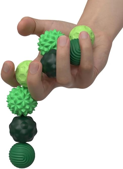AotBlcer 8pcs Magnetic Balls Fidget Toys Adults, Stress Relief Magnet Sensory Ball with Silicone Shell for to Hands
