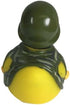 3" Baby Safe Soldier Rubber Duck - Fun Bath Time Toy