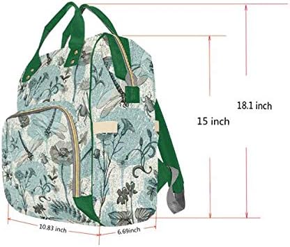 InterestPrint Backpack Day-pack Personalized with Name, Custom Photo Diaper Bag Fashion Nursing Bags Shoulder Bag