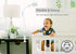FlexxiCam Universal Baby Monitor Holder with Velcro Strap Flexible Baby Camera Mount Shelf No Drilling