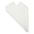 FlexCare (500-case) Disposable Plastic Bibs with Crumb Catcher