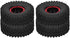 4Pcs RC Racing Tires 120mm, 1/10 Scale Rubber Inflatable Remote Control Model Climbing Car Tire (Red)
