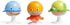 Set Set Hape Put-Stay Rattle | Three Sea Animal Suction Rattle Toys, Baby Educational Toy