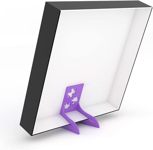 All-in-One Jigsaw Puzzle Box Stand and Purple Puzzle Poster Holder Accessory for All Puzzlers