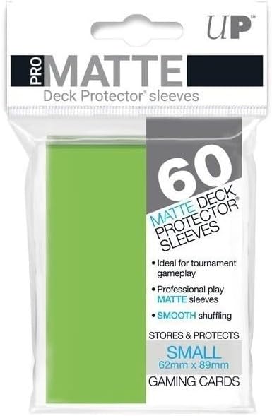 Ultra Pro Sleeves Pro-Matte D10 Card Game, Small, Lime Green