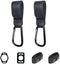 horuce Stroller Hooks with Silicone Bottle Holders - 2 Pack Heavy Duty Aluminum