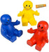 4" Fun Colorful Squeezable Smile Face Guy Phone Holders (3 Pack) - Fun Desk Decor, Stress Relief Ball, Foam Fidget Toy