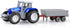 HOMSEEK Set Toy,(Set 4) Kid's Farm Tractor Toys with Trailers,Alloy and ABS Cake Decorating Car Truck Funny Tractor