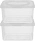 Set 2 MAGICLULU Baby Wipe Dispenser Box with Lid Refillable Portable Wipes Holder for Nursery Bathroom Desk Storage
