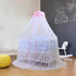 Joylife Pink Baby Canopy Netting for Crib - Easy Access Design