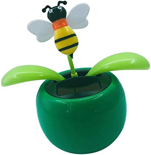 Solar Powered Dancing Flower - Animated Dancer Toy Car for Dashboard and Office Desk Decoration