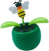 Solar Powered Dancing Flower - Animated Dancer Toy Car for Dashboard and Office Desk Decoration