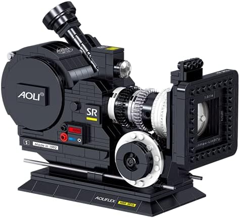 NC Uvini Building Blocks Camera - DIY STEM Toys, 608pcs Building Construction Brick Set, Best Gift for Adults and Teens
