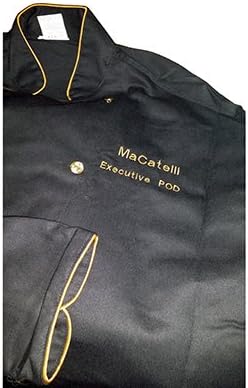 CHEFSKIN Personalized Chef Jacket, Custom Name, Size, Color, Font, Thread - Great Gift for Kids and Adults