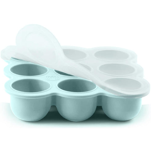 12 2.5oz, Samuelworld Baby Breast Milk and Food Storage Container, Portions x Stackable Food Grade Silicone Tray