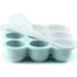 12 2.5oz, Samuelworld Baby Breast Milk and Food Storage Container, Portions x Stackable Food Grade Silicone Tray