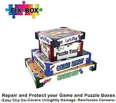X Large Set: Corner Support Pieces to Repair and Protect Your Game or Puzzle Box