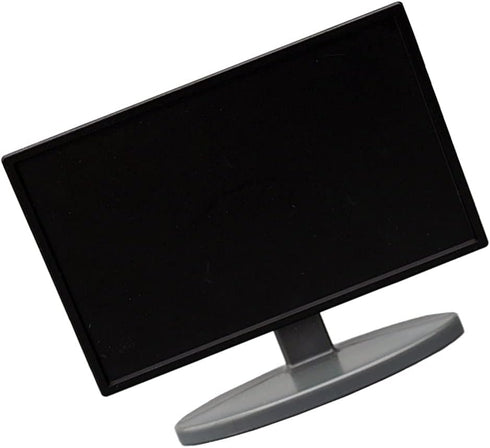 Toyvian Miniature Dollhouse TV, Black Simulation Plastic Television Furniture Model for Dollhouse Decoration