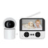 Bloepum Video Baby Monitor, Baby Caregiver, 4.3Inch IPS Screen Baby Camera Monitor Lullaby