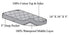 38" 24" 100% Pack American Baby Company Waterproof Fitted Mini Crib Mattress Protector x - Cotton Quilted Top