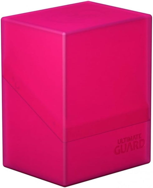 Ultimate Guard Boulder 80+ Classic Deck Case for 80 Double-Sleeved TCG Cards, Rhodonite, Secure Storage