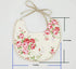 GZMM Baby Bib for Girls, Reversible Waterproof Handmade Natural Cotton Baby Drool Bib 0-12 months (2 Pack)