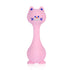 Baby Rattle Teething Toys Cat Silicone Teether Rattles for Baby 0-12 Months
