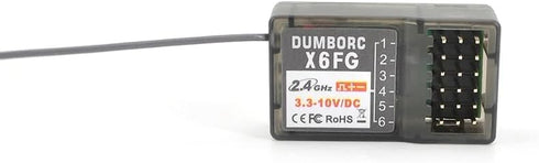 (4PCS) DUMBORC2.4G 6 X6F X6FG X4 X6 X10 (X6F*2 X6FG*2) Channel RC Car Receiver Combo for RC Car Boat Used for DUMBORC