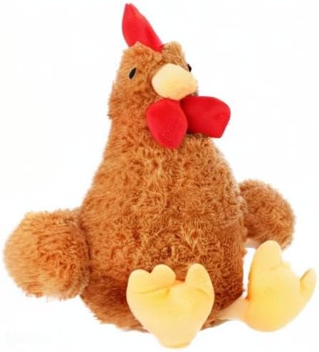 Rooster,10Inches) Apricot Lamb Toys Plush Ginger Rooster Stuffed Animal Soft Cuddly Perfect for Child (Ginger
