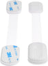 Child Safety Locks (White) - Set of 6, Prevents Injury and Opening Doors, Cabinets, Toilet Seats