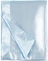 Heavens Cuddles 48"x36" Double Sided Pure Satin Baby Blanket (Light Blue)