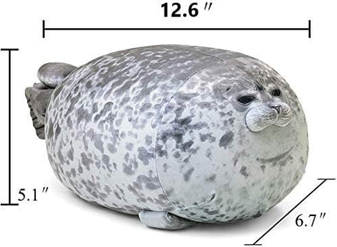 Small(13 MerryXD Chubby Blob Seal Pillow,Stuffed Cotton Plush Animal Toy Cute Ocean in)