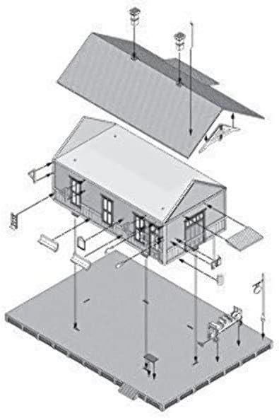 Woodland Scenics Woodland Station N Scale Kit